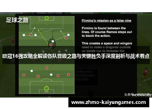 欧冠16强攻略全解读各队晋级之路与关键胜负手深度剖析与战术看点 欧冠16强攻略全解读各队晋级之路与关键胜负手深度剖析与战术看点